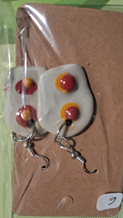 Boucles d'oreilles blanc...