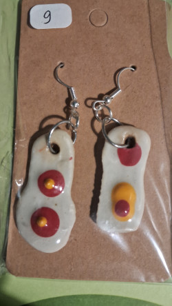 Boucles d'oreilles blanc...